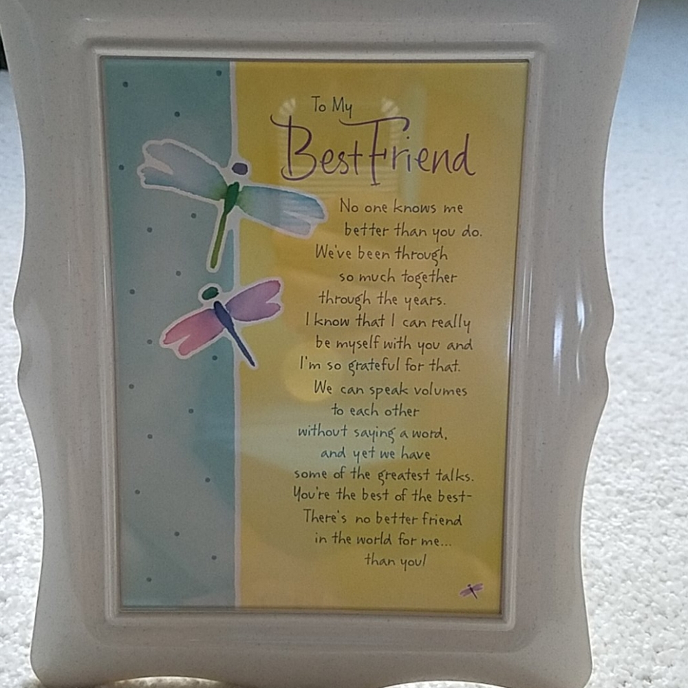3 for $30. Vintage Frame with Friendship poem and music